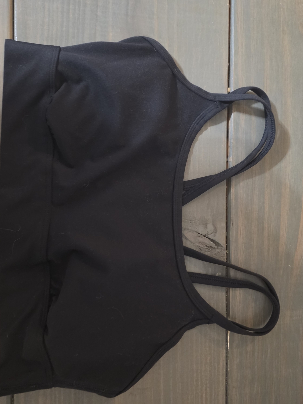 Black Strappy Sports Bralette - Women Intimates & Sleepwear